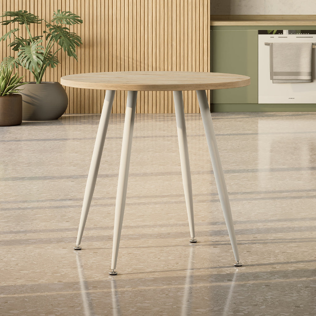 CORIN - Mesa de comedor con tablero de melamina