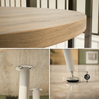 CORIN - Mesa de comedor con tablero de melamina