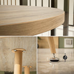CORIN - Mesa de comedor con tablero de melamina