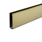 Profilo di compensazione per pannello doccia walk-in in acciaio inox 304 nero opaco