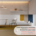 LINEA — kit de revestimiento de media pared en PS blanco pintable — imagen 2