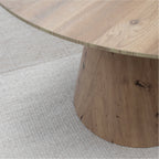 SYLVIA - Mesa de jantar com tampo em melamina de 25 mm e estrutura em MDF (Ø120 x 75 cm)