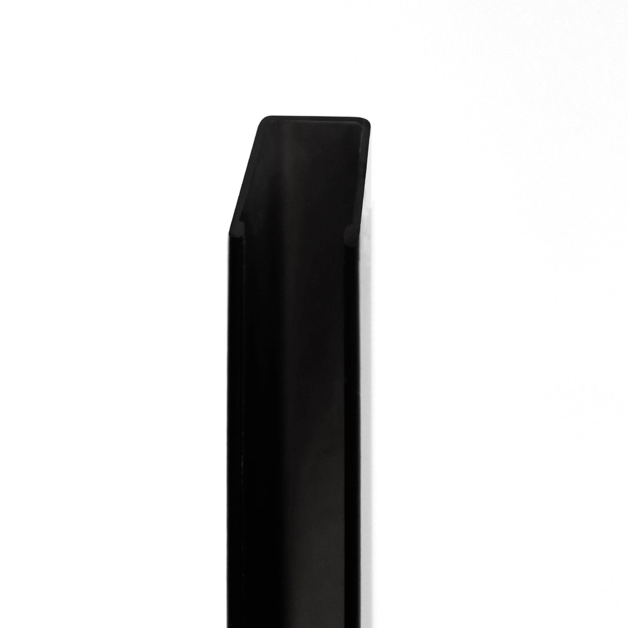 Perfil de compensación para panel de ducha walk-in en acero inoxidable 304 negro mate