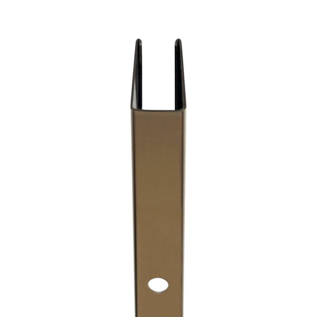 Profilo di compensazione per pannello doccia walk-in in acciaio inox 304 nero opaco
