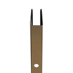 Profilo di compensazione per pannello doccia walk-in in acciaio inox 304 nero opaco