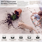 ORIGIN - Pavimento SPC multicamada efeito Whitewash com sistema click e base IXPE, 6,5 mm, pack de 1,51 m²