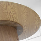 SYLVIA - Mesa de jantar com tampo em melamina de 25 mm e estrutura em MDF (Ø120 x 75 cm)