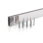Perfil de compensação para painel de duche walk-in em aço inoxidável 304 inox 8K