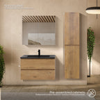 Atena - Colonna laterale bagno con soft-close | 2 Colori