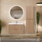 Tália - Mobile laterale sospeso con anta soft-close | Vari Colori