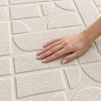 Tapete OCTAVE branco creme — formato retangular