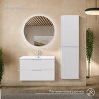 Tália - Mobile laterale sospeso con anta soft-close | Vari Colori