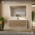 Hebe - Conjunto de baño suspendido - Disponible en 90 cm