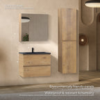 Atena - Colonna laterale bagno con soft-close | 2 Colori
