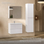 Atena - Colonna laterale bagno con soft-close | 2 Colori