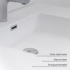 Hebe - Conjunto de baño suspendido - Disponible en 90 cm