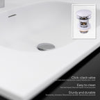 Dafne - Mobile lavabo sospeso 120 cm in nero opaco con soft-close