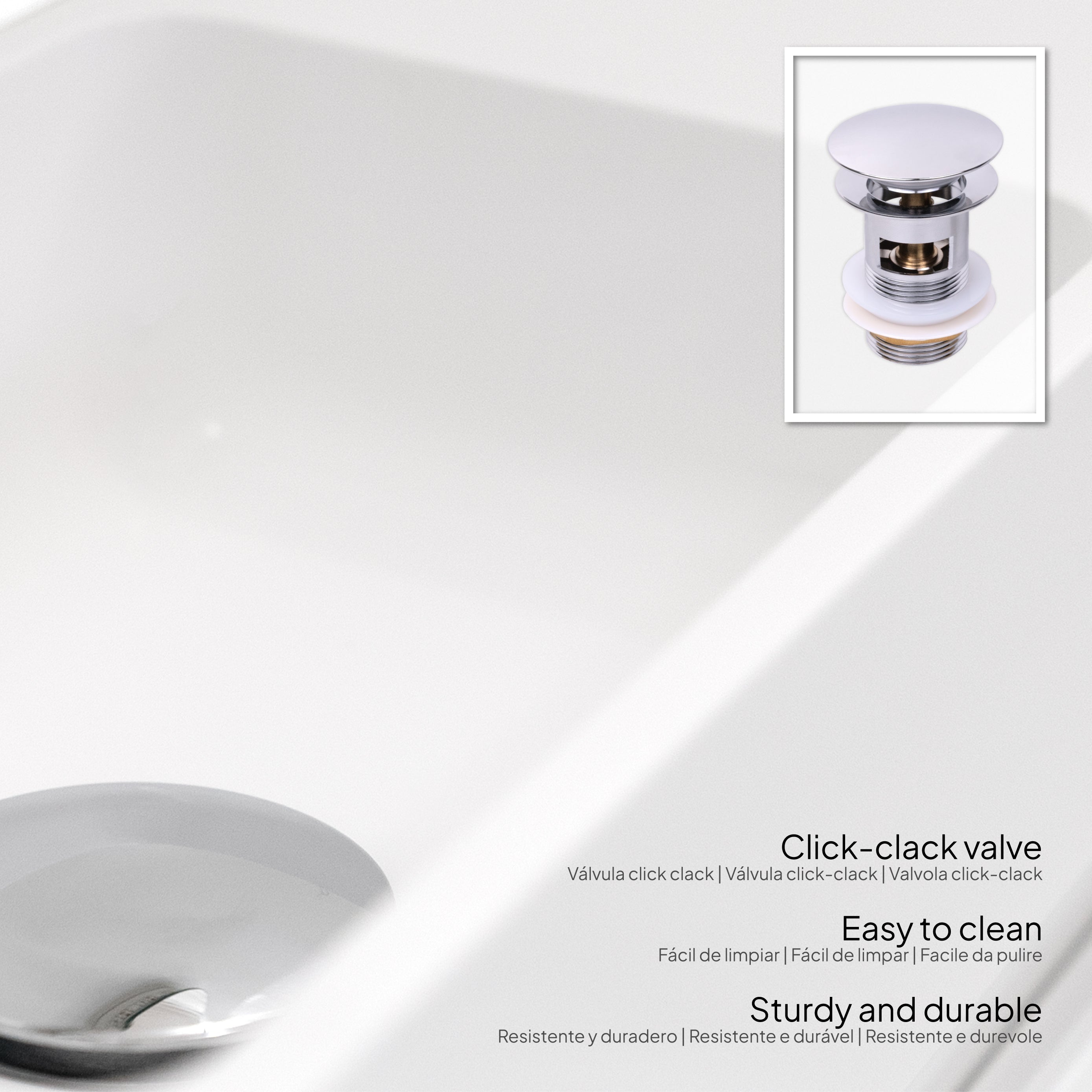 Galene - Mobile lavabo sospeso con cassetti soft-close