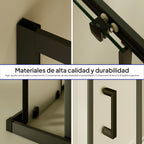 DIANA - Cabine de duche de entrada de canto com portas de correr em vidro meio fosco