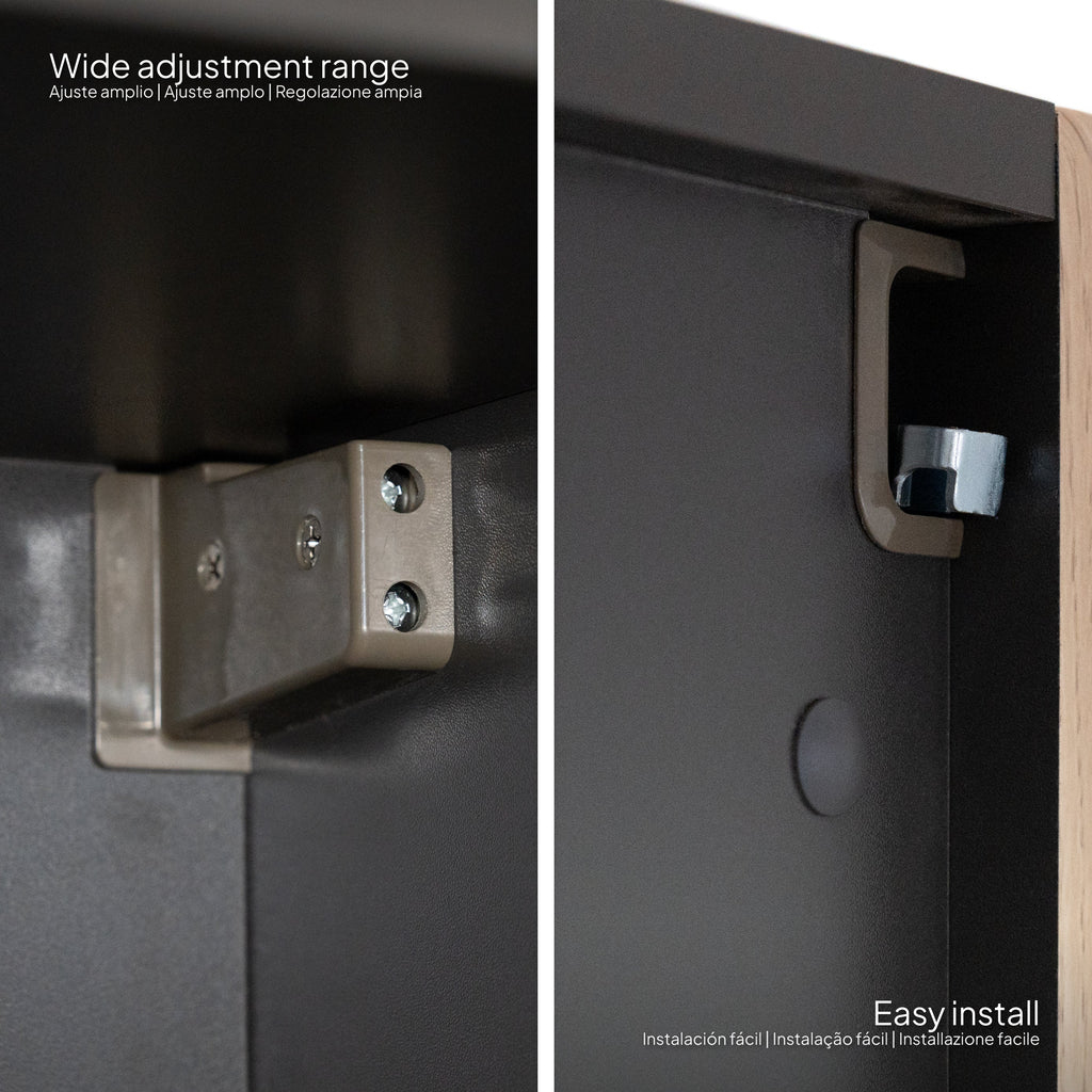 Tália - Mobile laterale sospeso con anta soft-close | Vari Colori