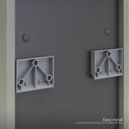 Nereia - Mobile laterale bagno sospeso con contenitore
