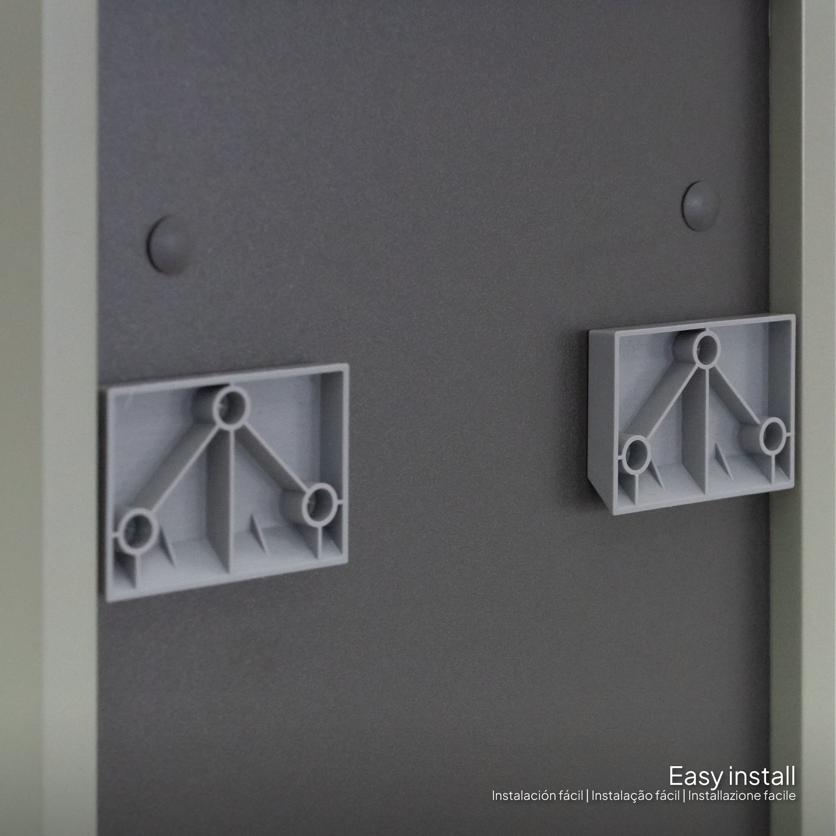 Nereia - Mobile laterale bagno sospeso con contenitore