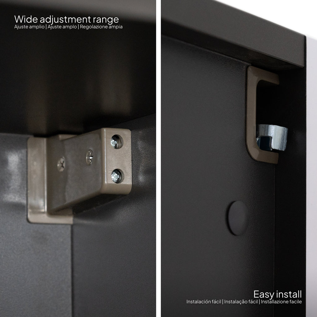 Tália - Mobile laterale sospeso con anta soft-close | Vari Colori