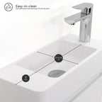 Galene - Mobile lavabo sospeso con cassetti soft-close