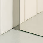 FIONA - Panel de Ducha Walk-In en Vidrio Transparente 10 mm con Perfil y Barra Estabilizadora Cromado