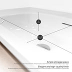 Vesta – Móvel de lavatório suspenso 100 cm com 2 gavetas soft-close