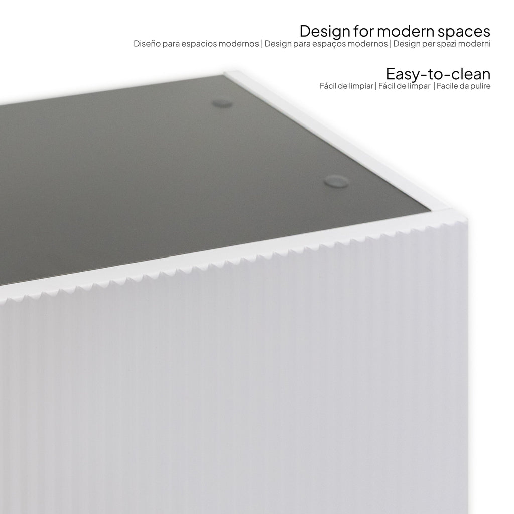 Tália - Mobile laterale sospeso con anta soft-close | Vari Colori