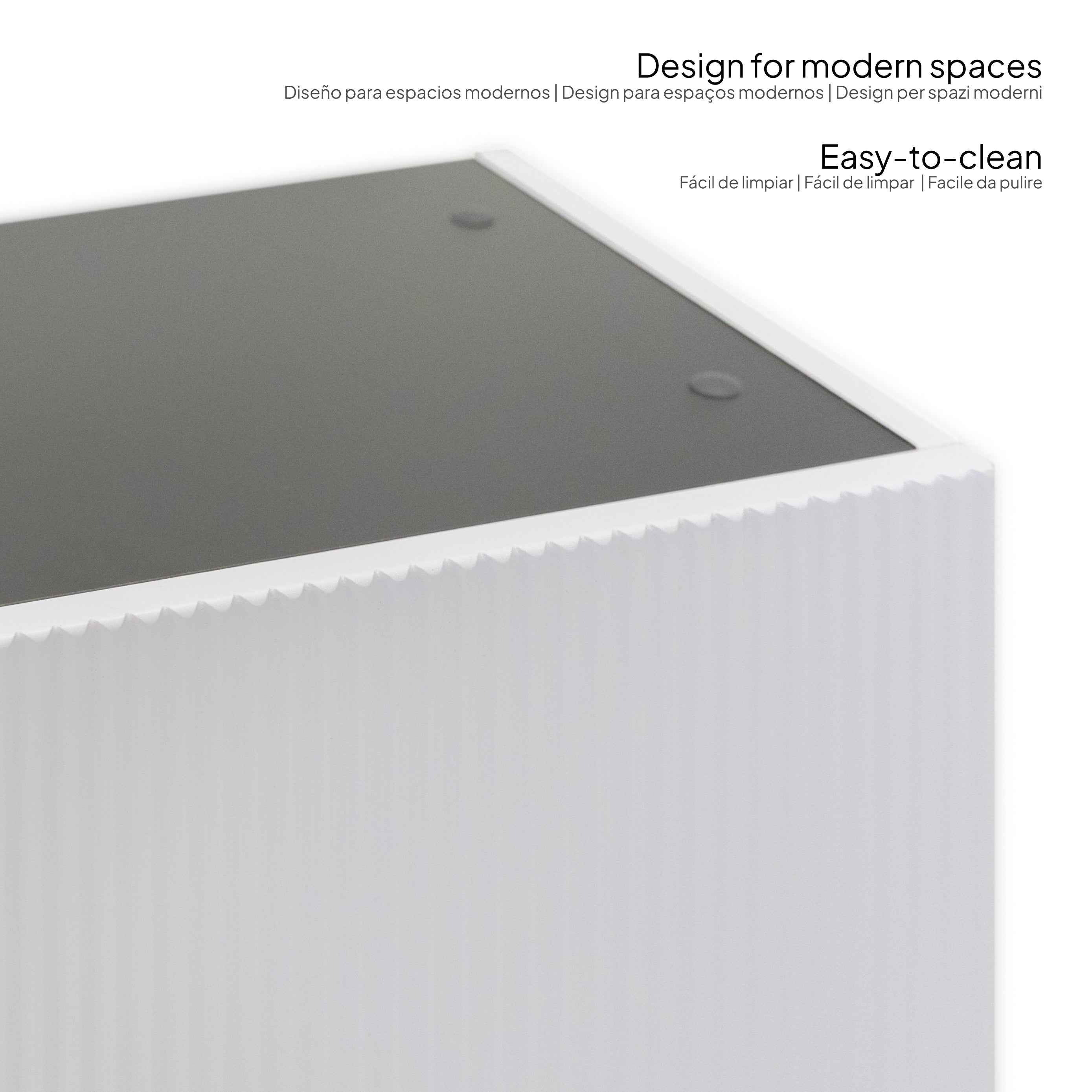 Tália - Mobile laterale sospeso con anta soft-close | Vari Colori