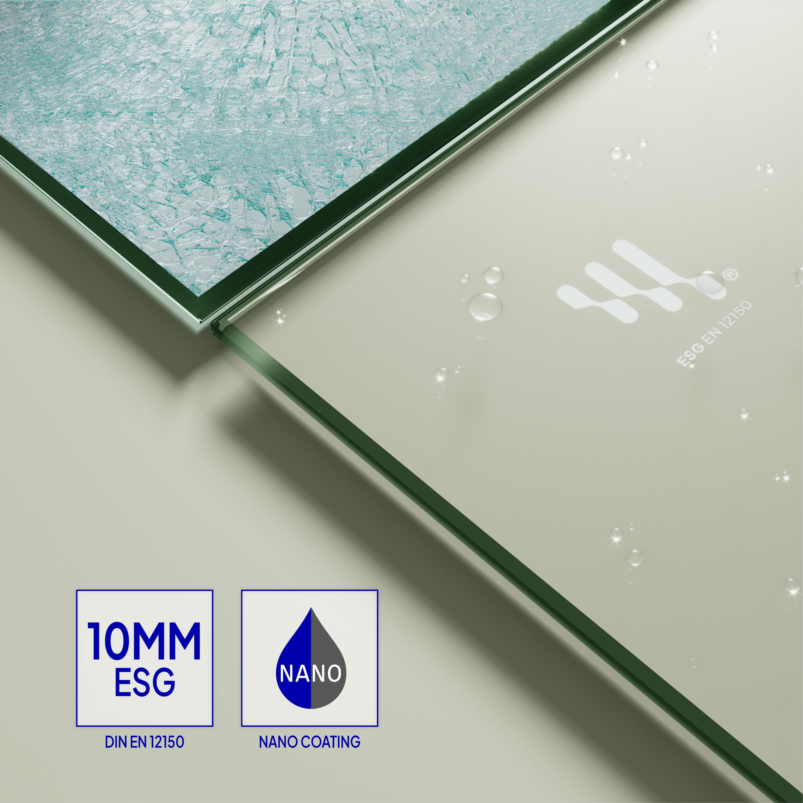 FIONA - Painel de duche walk-In com painel lateral giratório 40 cm em vidro transparente 10mm com perfil e barra estabilizadora cromado