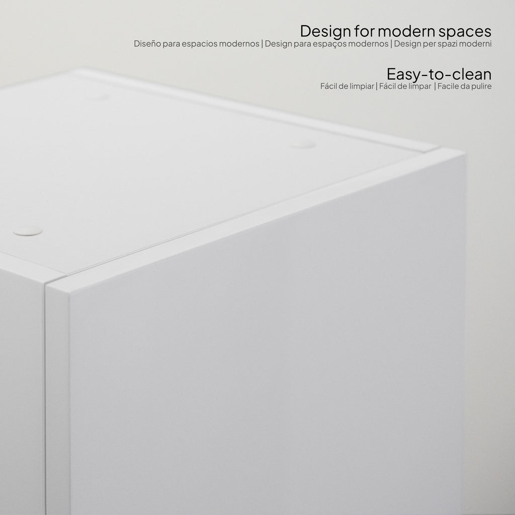 Atena - Colonna laterale bagno con soft-close | 2 Colori