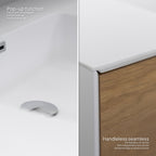 Hebe - Conjunto de baño suspendido - Disponible en 90 cm