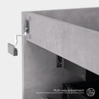 Indra – Móvel de lavatório duplo suspenso modular | 150 cm