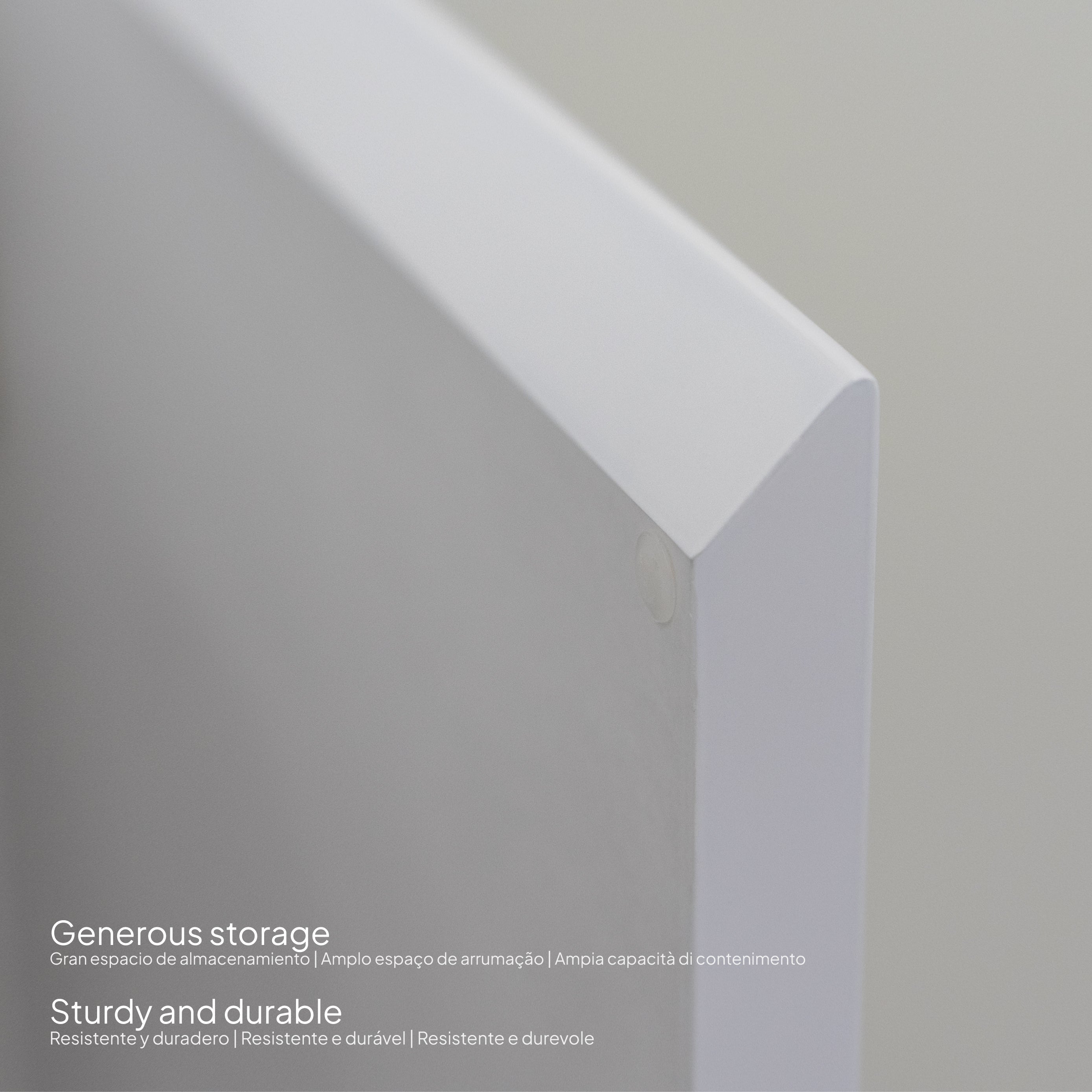 Atena - Colonna laterale bagno con soft-close | 2 Colori