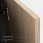 Nereia - Mobile laterale bagno sospeso con contenitore