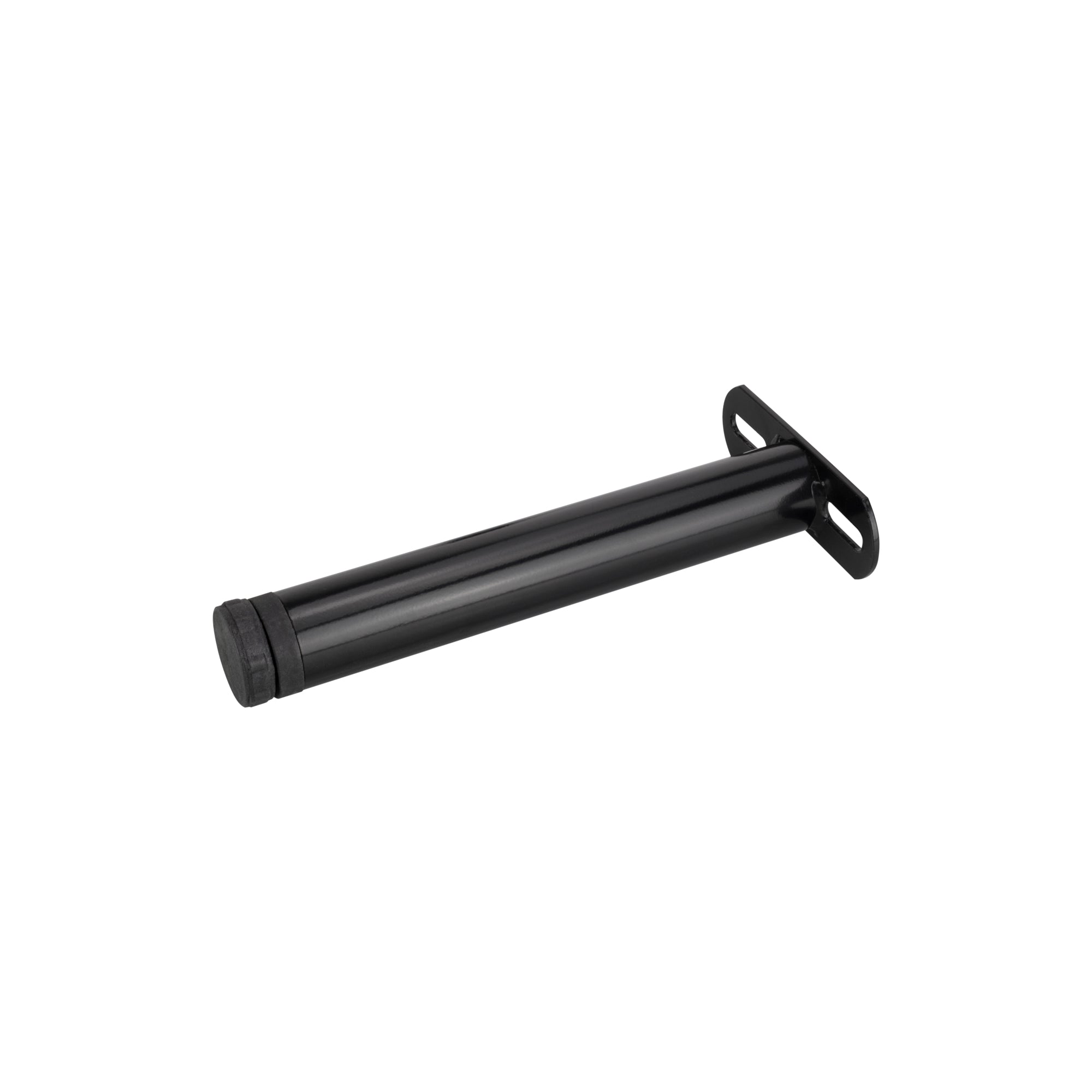 Pata Metálica de Apoyo en T (Negro), 25 cm, Regulable, para Muebles, Somieres y Camas