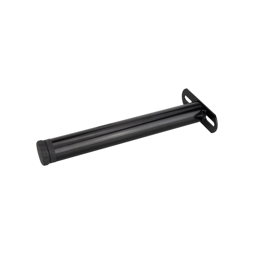 Pata Metálica de Apoyo en T (Negro), 30 cm, Regulable, para Muebles, Somieres y Camas