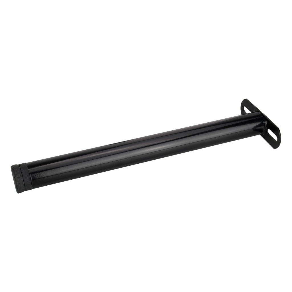Pata Metálica de Apoyo en T (Negro), 40 cm, Regulable, para Muebles, Somieres y Camas