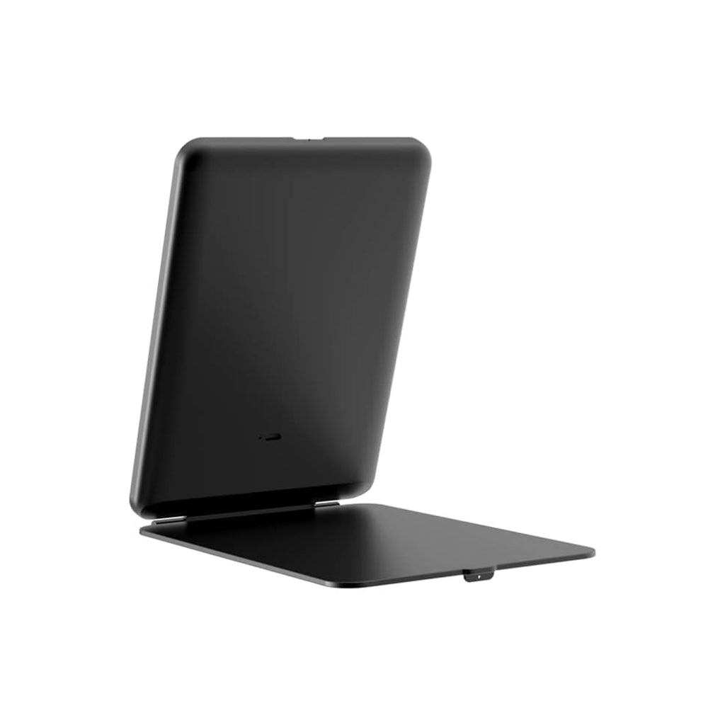 Specchio da trucco con luce LED, specchio portatile tipo tablet con illuminazione a 3 colori, luce regolabile, supporto regolabile, doppia alimentazione e controllo touch