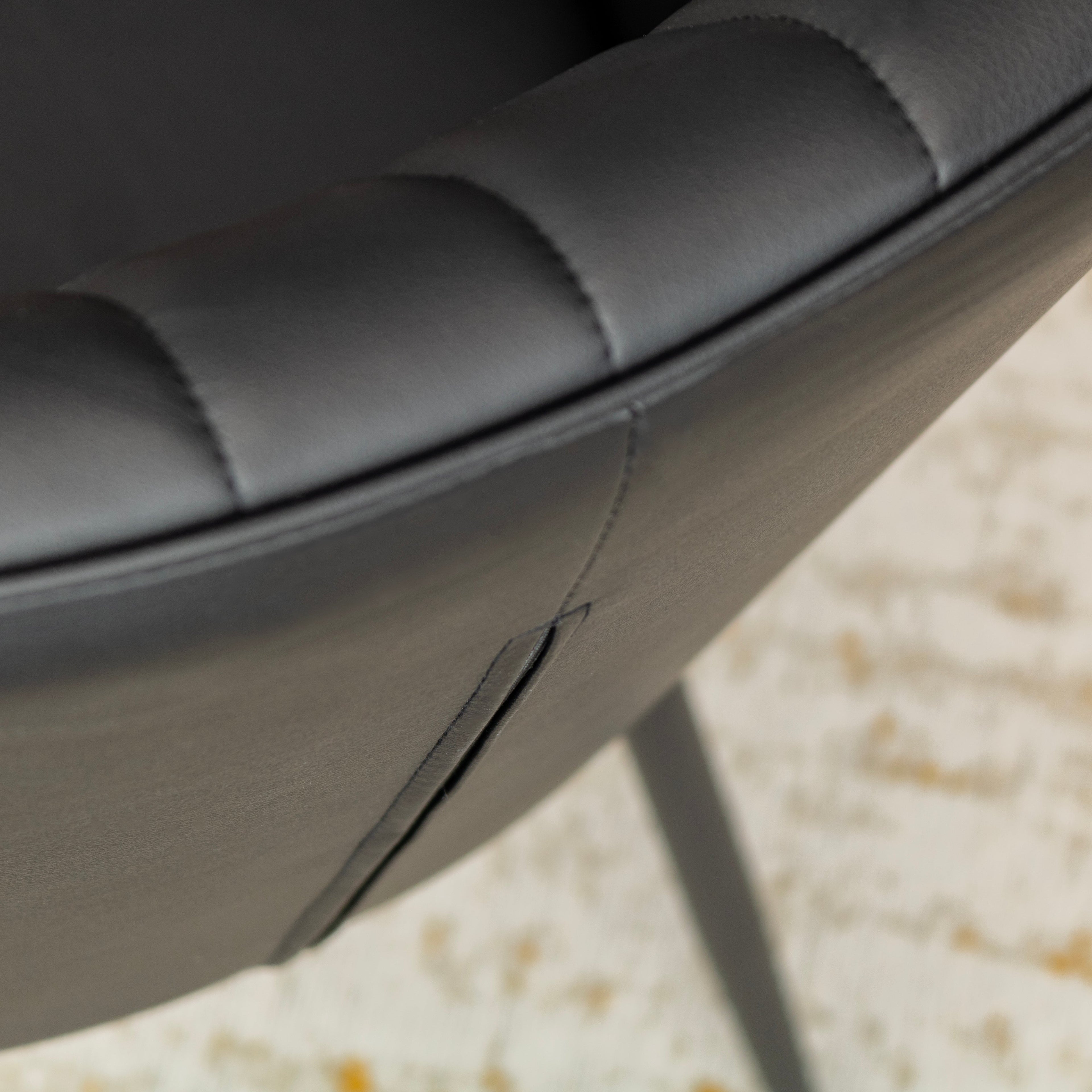 DAHLIA - Conjunto de 2 sillas de comedor en tejido PU o terciopelo