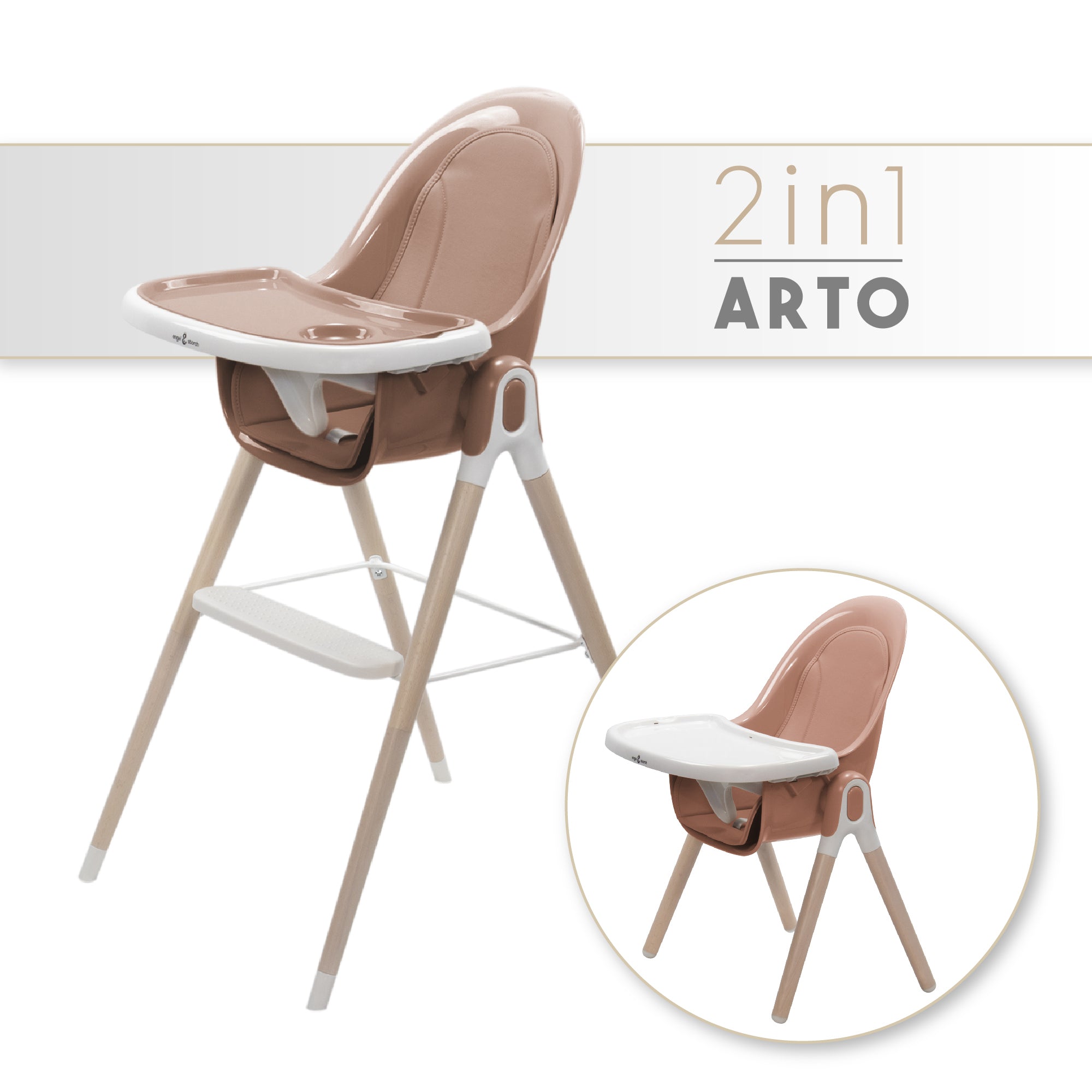 ARTO - Sedia per bebè 2 in 1