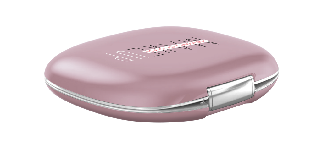 MAKEUP - Specchio tascabile da trucco con striscia di luce LED