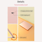 Specchio da trucco con luce LED, specchio portatile tipo tablet con illuminazione a 3 colori, luce regolabile, supporto regolabile, doppia alimentazione e controllo touch