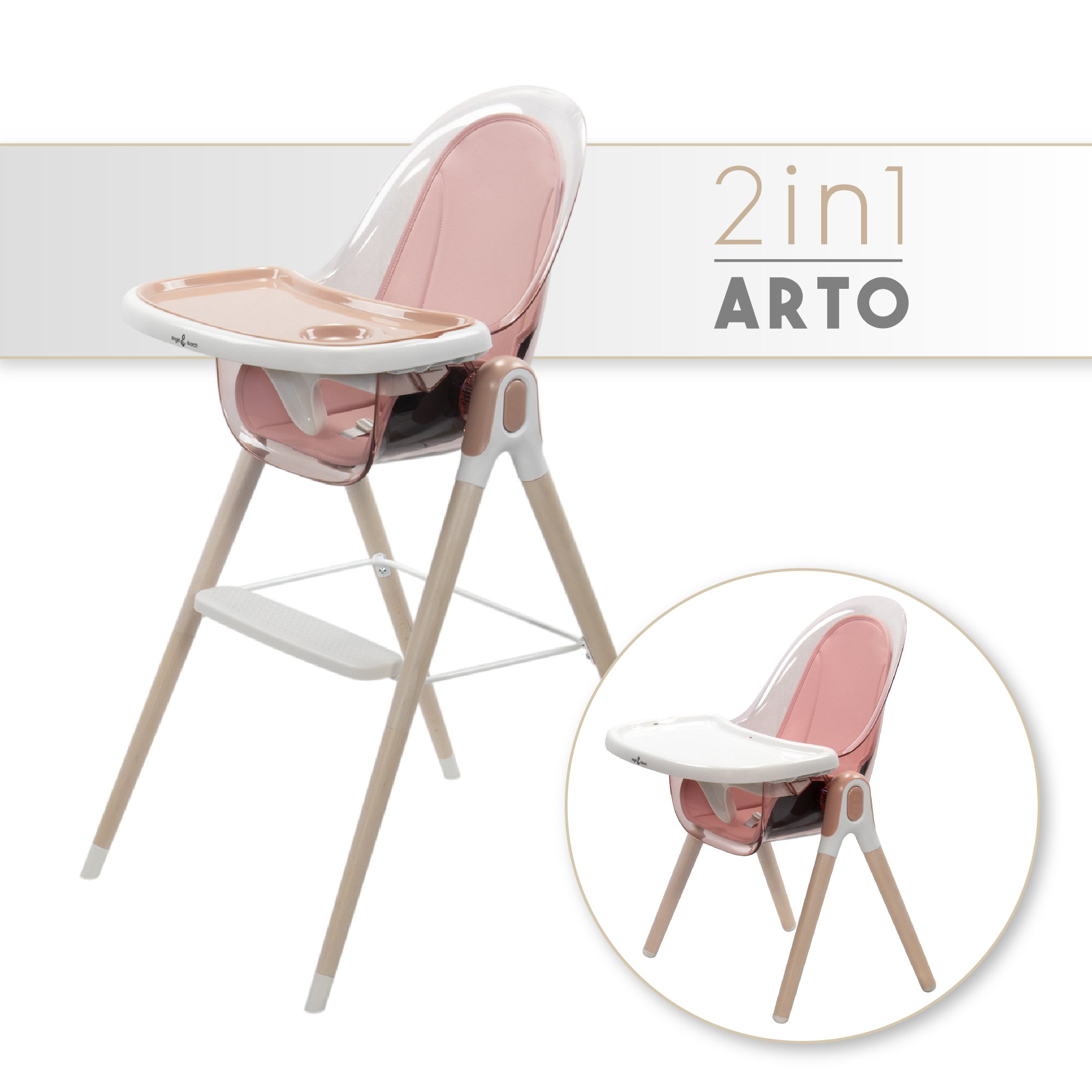 ARTO - Sedia per bebè 2 in 1