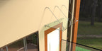 Tejadillo em Vidro Laminado de Segurança 13 mm com Suportes em Inox – Transparente, Escuro ou Satinado