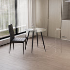 CORIN - Mesa de comedor con tablero de vidrio