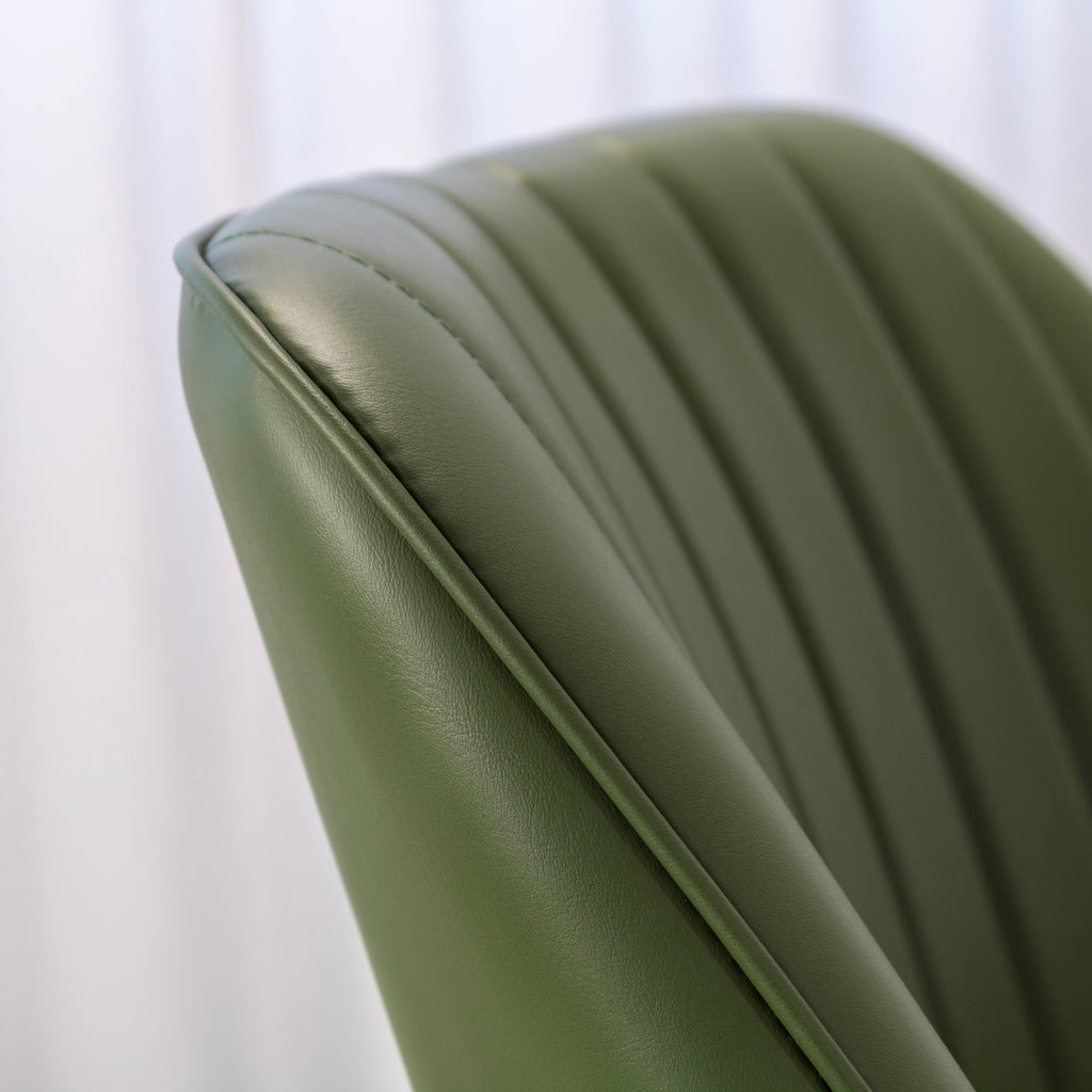 DAHLIA - Conjunto de 2 sillas de comedor en tejido PU o terciopelo